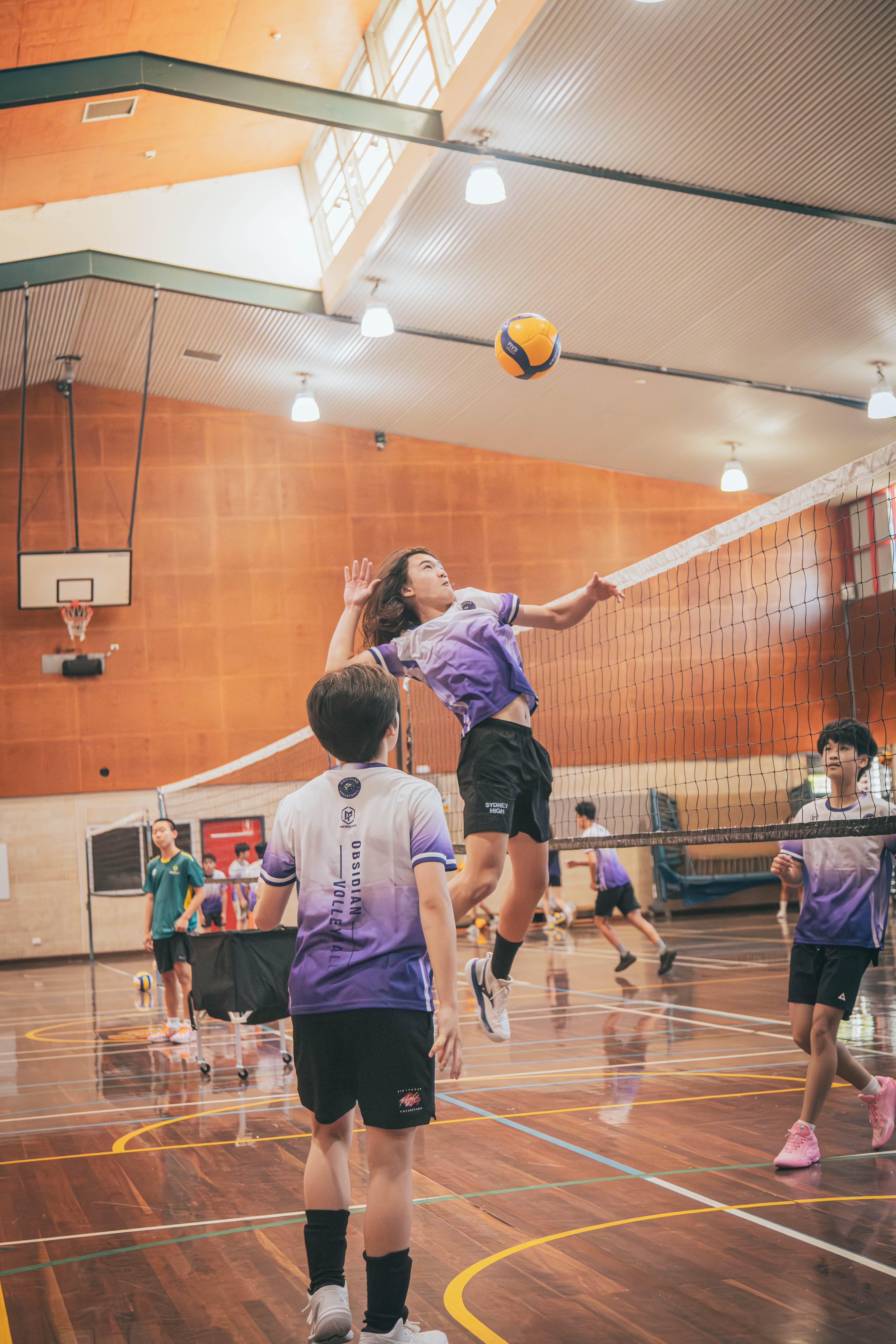Obsidian Volleyball Academy training session